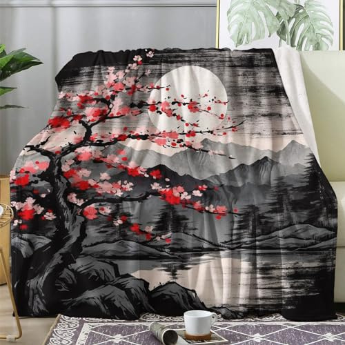 ZDABAOEC Kuscheldecke Flauschig Japanische Decke, Fleecedecke 220x240, Sofadecke & Couchdecke, Weiche Kuschelige Wohndecke Blanket, XXL Groß Decken für Sofa Couch