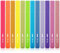 Mr. Pen- Aesthetic Highlighters, 12pcs, Chisel Tip, Vibrant Colors, Bible Highlighters and Pens No Bleed