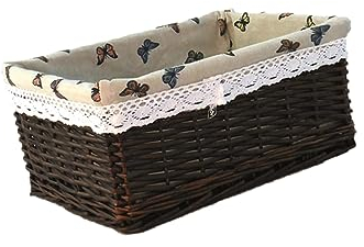 Cesta para la colada, cesta de almacenamiento de mimbre, cesta de almacenamiento de jacinto, mesa central, cesta de tela para la colada, cestas decorativas, bandeja para servir de ratán, ces