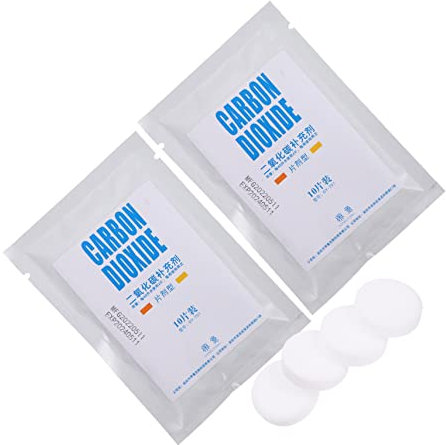 Housoutil 2 Bags Aquarium Plant Fertilizer Natural Material CO2 Tablets for Fish Tanks Water Grass Supplement Safe for Fish and Shrimp Portable Aquarium Tablets White