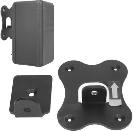 Cuifati Speaker Wall Mounts for SAMSUNG SWA 9500S XZ HW Q900A HW Q800A HW Q700A, Space Saving Bookshelf Wall Mount Hidden Design Thicken Metal Bracket, Soundbar Accessories