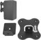 Cuifati Speaker Wall Mounts for SAMSUNG SWA 9500S XZ HW Q900A HW Q800A HW Q700A, Space Saving Bookshelf Wall Mount Hidden Design Thicken Metal Bracket, Soundbar Accessories