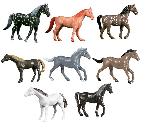 FUNOMOCYA Teiliges Pferde-simulationsfiguren Kreatives Pferde-Modell zum Basteln als Ausstellungswerkzeug für Zuhause und Büro