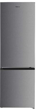Teka RBF 4320 - Frigorífico Total 201 cm, 326 L, Motor Inverter, Combinado, Long Life No Frost, Display Exterior, 2 Fresh Box, Iluminación LED, Congelación Rápida, Tirador Integrado, Color Inox