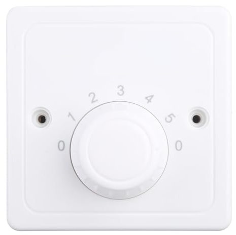 SUCHUANGUANG 220V Regolazione Ventilatore da Soffitto Interruttore di Controllo della velocità Pulsante a Parete Dimmer Interruttore Cinque Marce Regolatore di velocità della Ventola in Plastica