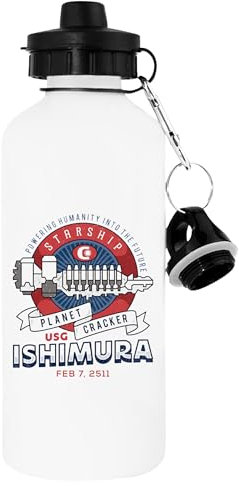 Yampetee Ishimura Vintage Emblem Borraccia Termica In Alluminio Bianco