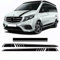 3-teiliges Auto-Motorhauben-Aufkleber-Seitenstreifen-Rock-Aufkleber, für M=ercedes B=ENZ V-Klasse W447 Vito Viano 2014-heute AMG-Zubehör
