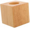 KITANDOVE Wooden Table Lamp Base E27 Bulb Socket Round Wood Lamp Stand Room Office
