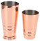 Verre à Vin en Acier Inoxydable 304, Shaker Japonais Boston, Ensemble de Shaker à Cocktail, Baron Shaker, Shaker à Cocktail (Placage de cuivre)