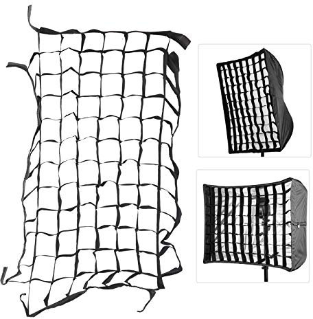 Lvifloae 50x70cm Collabsible Softbox Waben -Mesh für Studiozubehör, lentikuläre Effekte für 4 Corner Softboxes