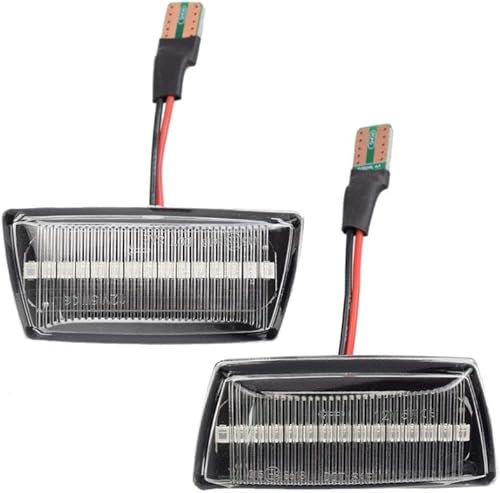 WssssDz Auto Dynamische Seitenspiegel-Blinkerleuchten Für Opel Astra H MK5 (modelos 2004-2014),Spiegelanzeige Sequentielle Dynamische Blinker Blinkerleuchte,A