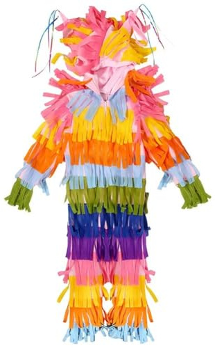 Dinntty Kinder Pinata Cosplay Kostüm Unisex Halloween Kostüm Papier Pinata Fancy Dress Up Kostüm Bunter Pinata Overall Für Party