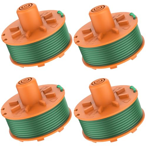 Dxyue 05367-20 Ersatzspule für Gardena Turbo Trimmer SmallCut, Art.-Nr. 2402 & 2404, 4 Spulen