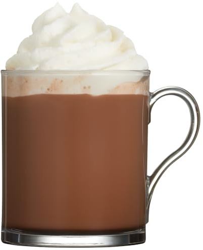 AIOS Set of 4 Unbreakable Polycarbonate Plastic Hot Drink Mugs with Handle. Capacity 445ml / 16oz.
