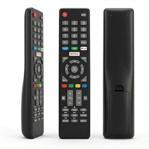 Dakana Fernbedienung geeignet für Dyon Smart TV – Passend für Smart XT & Movie Smart XT (V1/V2 beachten!) – Mit Netflix, YouTube & Prime Video Tasten – Sofort einsatzbereit