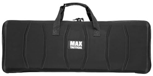 MAX Tactical Soft Case Waffentasche – Gewehrkoffer Hybrid aus leichtem Eva Hartschaum – Abschließbares Gewehrfutteral Transport – Universal Transportkoffer mit Waben-Schaumstoff