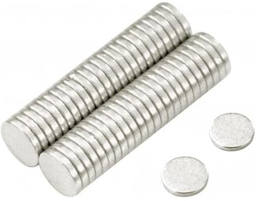 N42 Neodym - Magnet Für Kunst, Kunsthandwerk, Modellherstellung, Diy, Hobbys - 3mm Durchmesser x 0,5mm Dick - 0,08kg Zug - Pack von 50