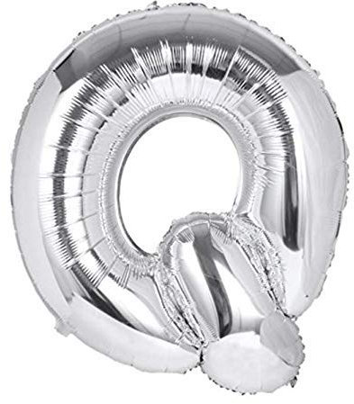40 90cm große Blattsilber Buchstaben Helium ballon Hochzeit Party A-Z (Q)