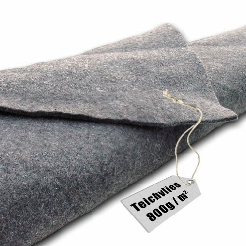 Teichvlies 800g /qm - 5qm in 1m Breite