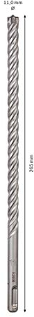 Bosch Professional Hammerbohrer SDS Plus-7X - Zubehör Bohrhammer, (für Beton und Mauerwerk, 11 x 200 x 265 mm)