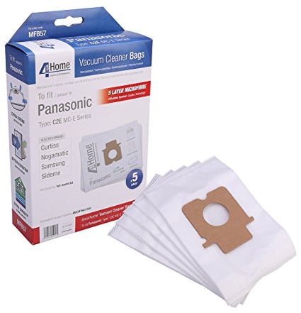 First4spares High Filtration, Extra Capacity, Microfibre Bags For Panasonic, Black & Decker, Samsung Vacuum Cleaners (10)