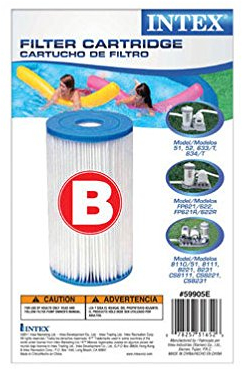 Intex tipo B Pool Filter