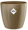 Elho Brussels Diamond Rond 18 - Pot De Fleurs pour Intérieur - Ø 18.1 x H 16.2 cm - Or/Velours Or