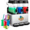 Royal Catering Slush-Eis-Maschine Slushie Maker RCSL 3/12 (3 x 14 L, 980 W, -2 bis -3 °C, BPA-frei, 8-12 Stunden Arbeitszyklus, LED-Beleuchtung)