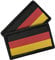 TACWRK Patch Deutschlandflagge mit Klettrückseite gewebt Doppelpack 52 x 29 mm