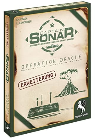 Pegasus Spiele 57014G - Captain Sonar: Operation Drache (2. Erweiterung)
