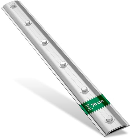 Bambusbörse Verschlussschiene für Wurzelsperre - Rhizomsperre 70 cm aus Aluminium [auch in 100 cm verfügbar]