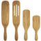 FAAY Spurtles Set of 4, Kitchen Utensils, Multi Utensil for Cooking, 100% Healthy from High Moist Resistance Teak, Utensils for Non Stick Cookware and Instant Pot