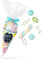 Zuckertüte Happy Birthday, toller Fruchtgummi- und Schaumzucker Süßigkeiten Mix, 125 Gramm in einer hochwertigen Spitztüte, schönes Geschenk zum Geburtstag