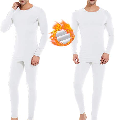 HAPYWER Herren Thermounterwäsche Set Atmungsaktiv Funktionsunterwäsche Lange Thermowäsche mit Hot Warm Base Layer für Ski Winter Sport