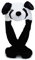 dressfan Plüsch Panda Ohren Hut mit Wackelohren,Bär Mütze Spielzeug mit Ohren die Sich Bewegen,Spielzeug Geburtstags Weihnachts Geschenk Cosplay Hut für Kinder Mädchen