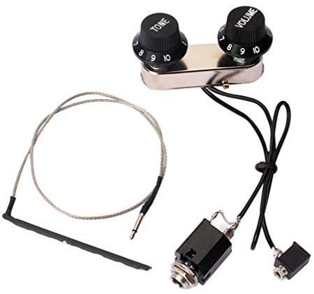 Milisten Tonabnehmer für Violine/Violine/Piezo/Tonabnehmer für Cello/Banjo/Ukulele/Mandoline/Gitarre/Musikinstrument