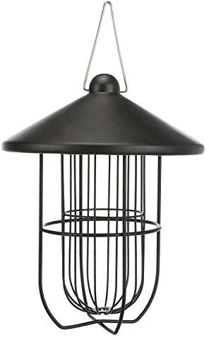 TRIXIE 55652 Meisenknödelhalter/Dach, 3 Knödel, Metall, 506 g, schwarz