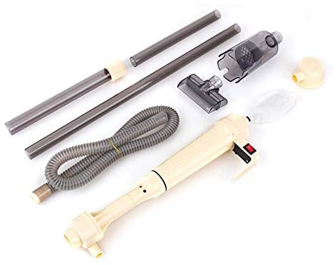 Electric Aquarium Gravel Cleaner, Aquarium Electric Syphon Auto Fish Tank Water Vacuum Gravel Filter Pump Cleaner Aquarium Cleaning Tool with 2 Sizes Support for Water Changing and Sand Washing