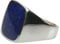 Bildschöner Siegelring aus Silber 925 mit Lapislazuli, Größe:57 (18.2 mm)