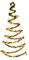 TrendLine LED Aufhänger Tannenbaum 150 cm warmweiß Außen mit Timer Jahreszeitliche Dekoration
