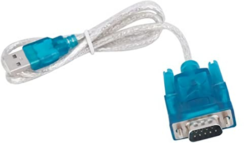 Bolwins Cavo adattatore USB a seriale RS232 - FTDI FT232 Chip - Convertitore porta 9 pin DB9 COM - Supporta Windows 11/10/8/7 - Plug & Play - Cavo da 80 cm - per modem, scanner codici a barre,