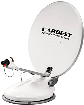 Impianto satellitare da campeggio Travelsat 2 completamente automatico singolo, ricevitore singolo, LNB, Bluetooth, roulotte, camper, caravan