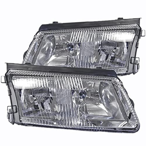 ATEC Germany 2x Hauptscheinwerfer vorne links + rechts H1 / H7 Frontscheinwerfer ohne Stellmotor, Kompatibel mit VW PASSAT B5 (3B2), PASSAT B5 Variant (3B5)