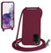 WenBaby Handykette für Samsung Galaxy S20 Plus Hülle mit Band,Handyhülle mit Schnur zum Umhängen Silikon Seil Necklace Schutzhülle mit Kordel Tasche Case TPU Bumper für Galaxy S20 Plus- Rot