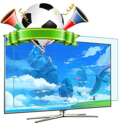 AIZYR Frosted Anti Glare Film 75-85 Zoll TV Screen Protector Anti Blue Light Monitor Filter für Standard oder gebogen, entlastet Augenstrain Schutz Augen und Schlaf Besser,82inch 1831x1049mm
