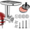 Metal Food Grinder Attachment for KitchenAid Stand Mixers HOZODO Meat Grinder, Sausage Stuffer, Great Attachment for KitchenAid Mixers, Including 3 Sausage Stuffer Accessory, Kitchen aid Meat Grinder