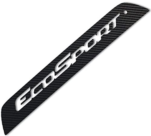 EAGLEG 1 Stück Auto Bremslicht Aufkleber für Fo-rd Ecosport 2012-2014, Kohlefaser Zusatzbremslicht Schutzfolie High Position Bremsleuchte Abdeckung Dekoratives Zubehör,Black