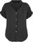 JOPHY & CO. 7147 Camisa Básica Mujer Cuello Pico Manga Kimono Viscosa Clásica Verano y Cómoda, Negro, XL
