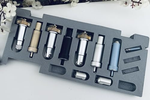 Generisch Toolorganizer, Aufbewahrung, Ordnungssystem für Cricut Maker und Cricut Maker 3 (großer Einleger, grau)