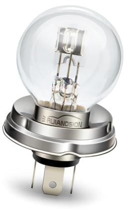 Ruiandsion P45T Halogen-Glühbirne 6V Scheinwerfer 45/40W 6 Volt warmweißer Auto-Motorrad-Scheinwerfer